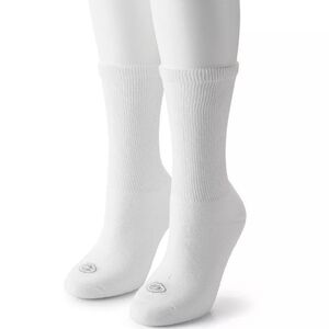 2 Pair Doctor's Choice Diabetic & Neuropathy Crew Socks